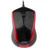 Мышь A4TECH BLOODY V-TRACK PADLESS N-400 оптическая черно-красная N-400-2