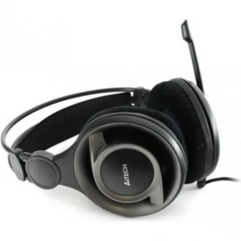 Наушники с микрофоном A4TECH BLOODY HS-100 2м мониторные оголовье cеро-черные