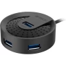 Хаб (разветвитель) A4TECH черный HUB-30